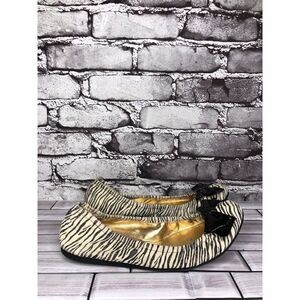 Kate Spade Zebra Print Ivory Black Stripe Patent Bow Ballet Flats Women Sz 8M US